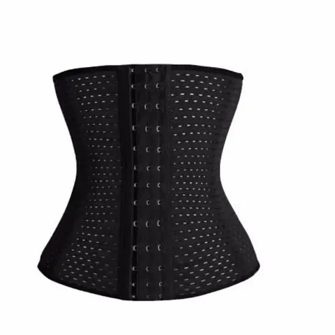 Women Girls Seamless Efffective Hook-Shapewear Tummy Belt Waist Cincher( Pack of 1)(BLK)