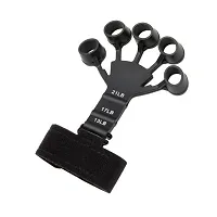 New Grip Strength Trainer, Finger Strengthener, Gripster Exerciser  Hand Strengthener,(pack of 1)blk-thumb1