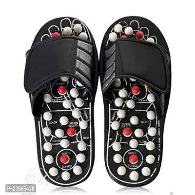 Acupressure and Magnetic Therapy Paduka Slippers for Full Body Blood Circulation(PACK OF 1)-thumb0