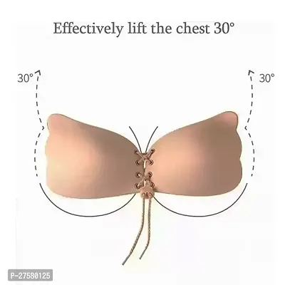 Butterfly Bra Push Ups | Silicone Sticky Bra Backless(Pack of 1)-thumb3