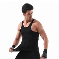 Slim N Lift Body Shaper for Men vest (pack of 1)blk-thumb1