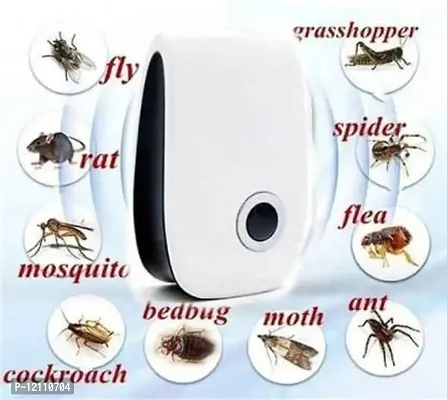 Ultrasonic Pest Repeller to Repel Rats, Cockroach, Mosquito, Home Pest and Rodent Repelling Aid for Mosquito, Cockroaches, Ants Spider Insect Pest Control Electric Pest Repelling-thumb0