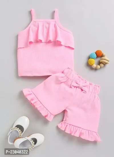 Classic Cotton Printed Clothing Set for Kids Girls