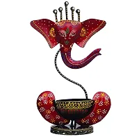 Discount ARA? Lord Ganesha Idol/Ganpati Idol/Ganpati with Diya/Pooja Idol-thumb1