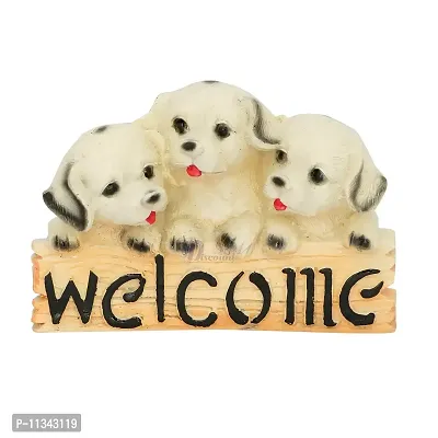 Welcome Dog Statue Showpiece - for Living Room Drawing Room- Home Decor - Birthday Gifts -Gifts-thumb2