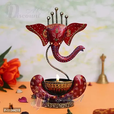 Discount ARA? Lord Ganesha Idol/Ganpati Idol/Ganpati with Diya/Pooja Idol-thumb0