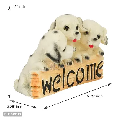 Welcome Dog Statue Showpiece - for Living Room Drawing Room- Home Decor - Birthday Gifts -Gifts-thumb3
