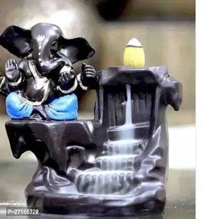 Stylish Ganesh Dhoop Batti Holder | Ganesh Dhoop Batti Stand | Agarbatti Holder | Backflow Incense Burner-thumb0