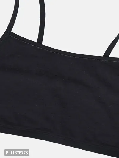 Classic Cotton Solid Sports Bra for Women-thumb3