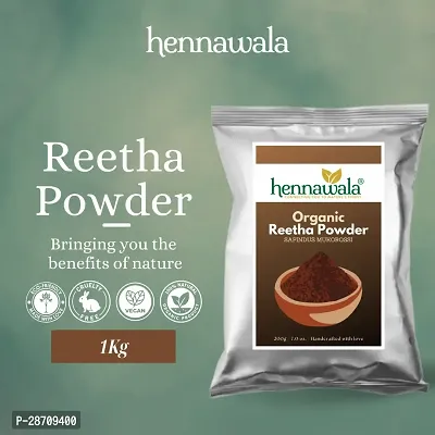 Hennawala Organic Reetha Powder for Hair 1 Kg