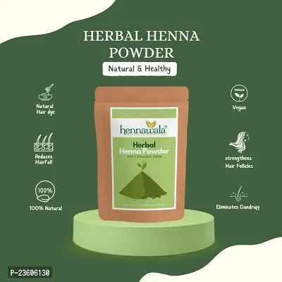 Hennawala Herbal Henna Powder Pure Ayurvedic Product with 9 Himalayan Herbs 200g-thumb2