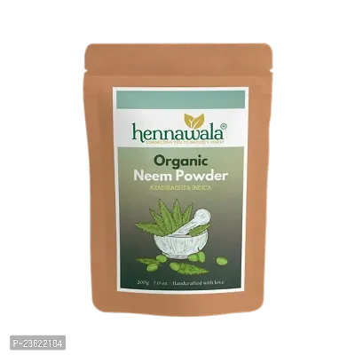 Hennawala Organic Neem Powder For Face Care 200g-thumb0