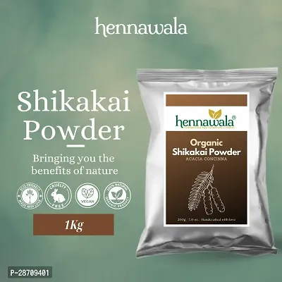 Hennawala Organic Shikakai Powder For Hair 1 Kg