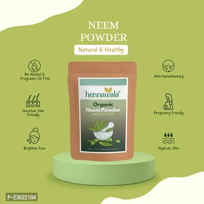 Hennawala Organic Neem Powder For Face Care 200g-thumb2