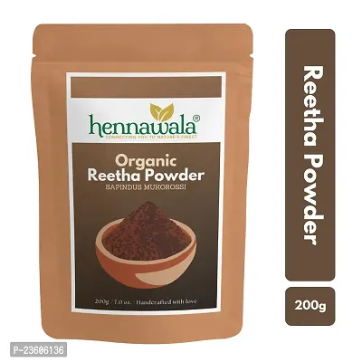 Hennawala Organic Soapnut Powder 200g (Aritha/Reeta Powder)