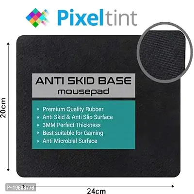 Pixeltint Sleep in Silence Printed Anti-Skid Mouse Pad for Laptops and Computers-thumb5