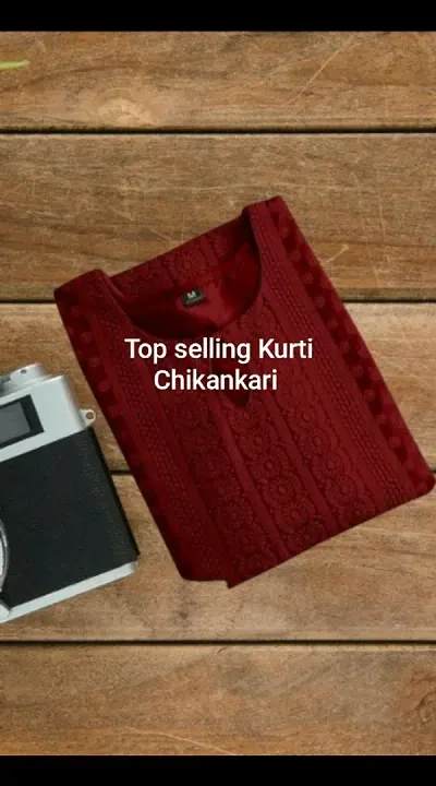 Georgette Chikankari Kurtis