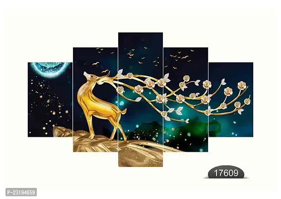 Beautiful Unframed Wall Painting For Wall Decor Set Of 5, 75 X 43 CM