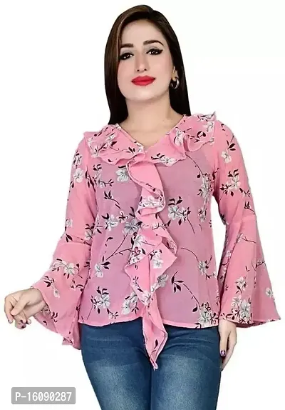 Stylish Fancy Georgette Top For Women-thumb0