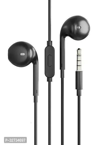 Stylish In-ear Wired - 3.5 MM Single Pin Headphones-thumb0