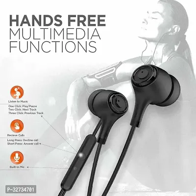 Stylish In-ear Wired - 3.5 MM Single Pin Headphones