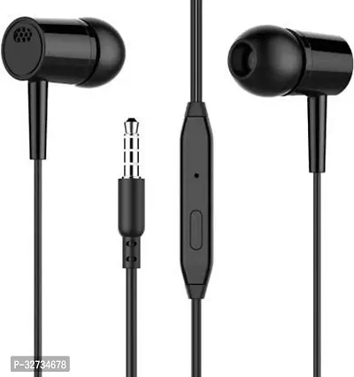 Stylish In-ear Wired - 3.5 MM Single Pin Headphones-thumb0