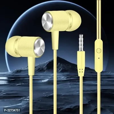 Stylish In-ear Wired - 3.5 MM Single Pin Headphones