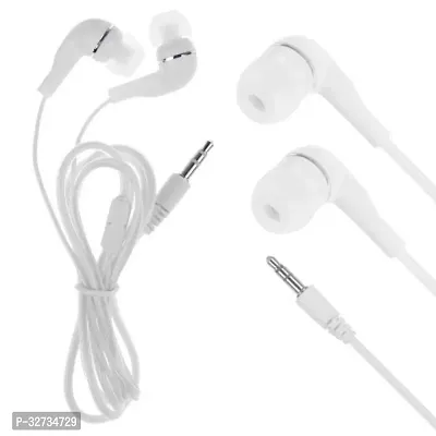 Stylish In-ear Wired - 3.5 MM Single Pin Headphones Pack Of 2-thumb0