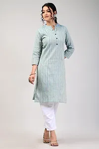 Rakshita Fashions Women's Cotton Grey Solid Straight Kurta (XXX-Large)-thumb4
