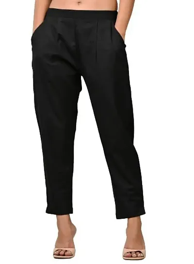 RAKSHITAFASHIONS Womens/Girls Regular Fit Casual Trouser Pants