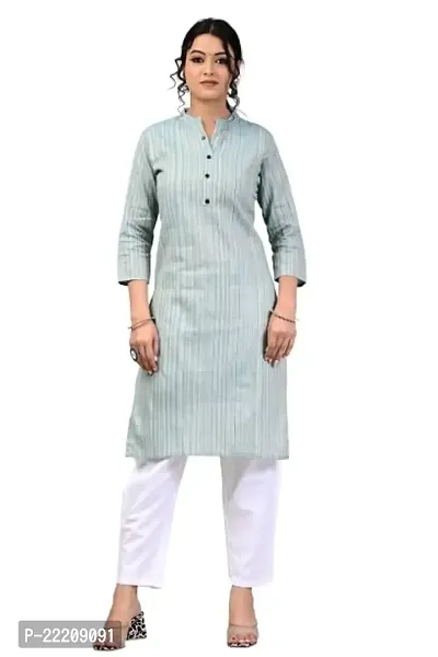 Rakshita Fashions Women's Cotton Grey Solid Straight Kurta (XXX-Large)-thumb0