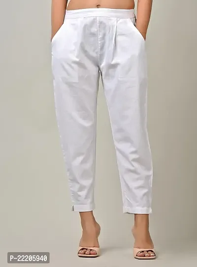 RAKSHITAFASHIONS Womens/Girls Regular Fit Casual Cotton Trouser Pants