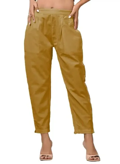 RAKSHITAFASHIONS Womens/Girls Regular Fit Casual Trouser Pants