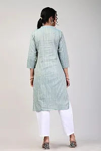 Rakshita Fashions Women's Cotton Grey Solid Straight Kurta (XXX-Large)-thumb1