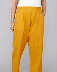 RAKSHITAFASHIONS Womens/Girls Regular Fit Casual Cotton Trouser Pants-thumb2