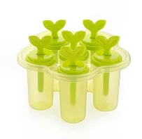 Plastic Ice Candy Mold Popsicle Frozen Ice Cream Maker Tray Kulfi Candy Ice CANDY  Mold Set of 6-thumb3