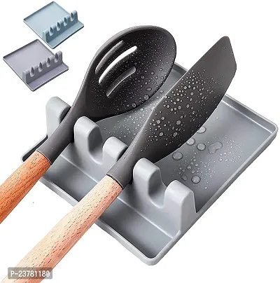 Spoon Rest Utensil Rest with Drip Pad for Multiple Utensils