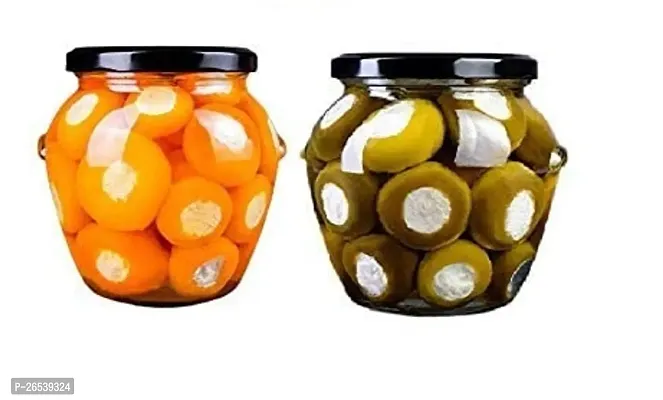 Useful Rust Proof Air Tight Glass Jars- 500 ml, Set of 3-thumb0