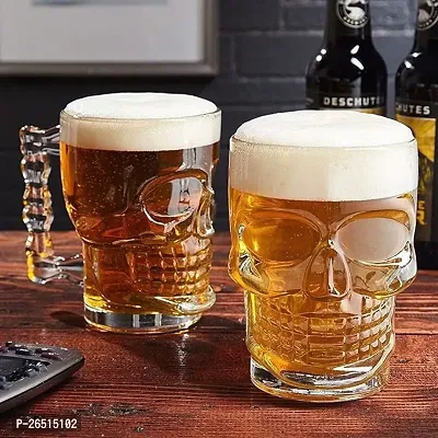 Italian Premium Skull Beer Mugs-Pack Of 2