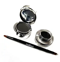 Maliao Professional Studio Touch 2 in 1 Gel Kajal  Eyeliner Cake, 24H Long Lasting, Waterproof, 3g + 4g-thumb2