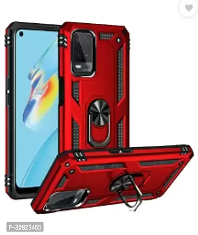 RUNICHA Back Cover for Oppo A54Red Shock Proof Pack of 1