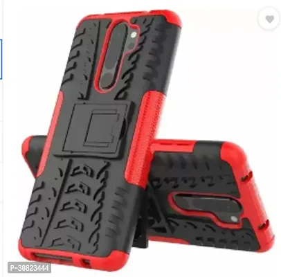 RUNICHA Back Cover for POCO M2Red Shock Proof Pack of 1-thumb0