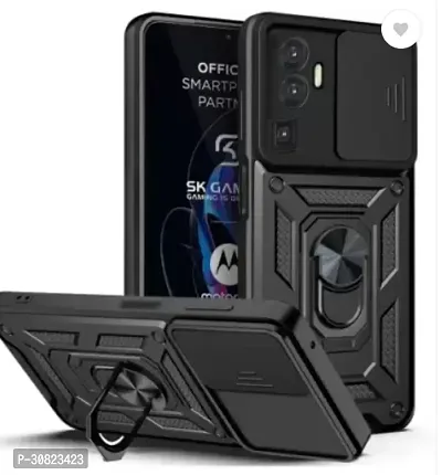 RUNICHA Back Cover for Oppo Reno 10 Pro Plus 5G Oppo Reno 10 Pro + 5GBlack Shock Proof Pack of 1