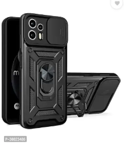 RUNICHA Back Cover for Moto G13Motorola Moto G13Black Shock Proof Pack of 1