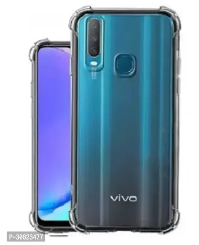 RUNICHA Back Cover for Vivo Y11Transparent Shock Proof Pack of 1-thumb0