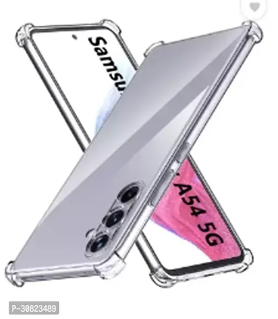 RUNICHA Back Cover for Samsung A54 5GTransparent Grip Case Pack of 1-thumb0