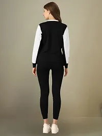 Womens Dailywear Active Wear Top Bottom Suits Track Suit-thumb2