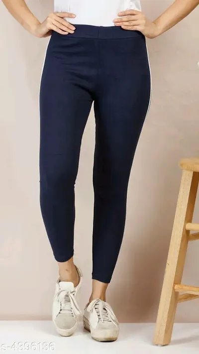 Solid Casual Wear Tights for Women