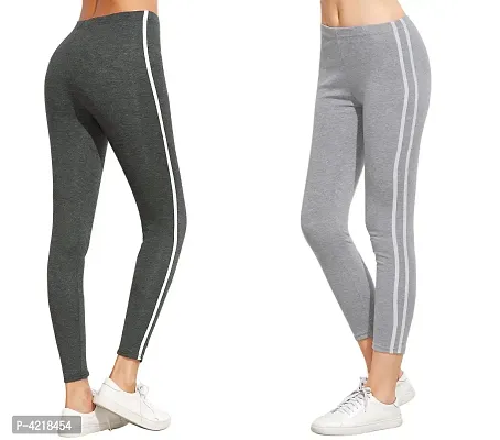 Women's Ankle Length Tight Stretched Jegging Combo Pack of 2