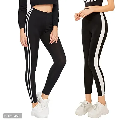 Women's Ankle Length Tight Stretched Jegging Combo Pack of 2